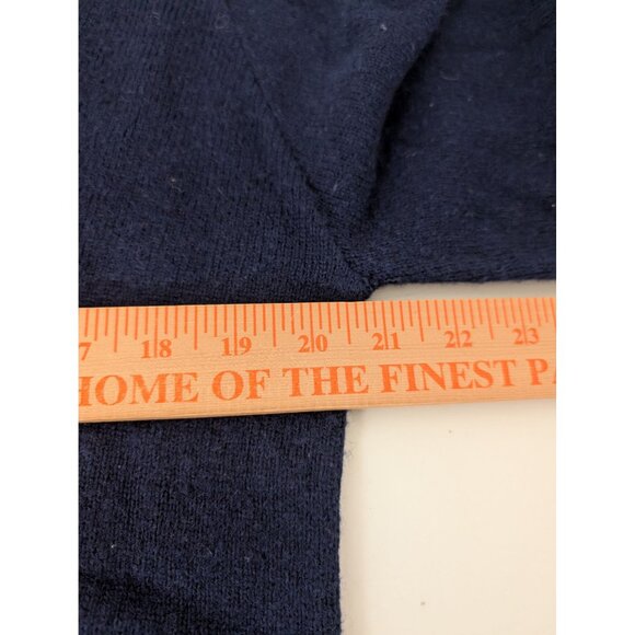 Vintage Findochty Bay Street Sweater Mens Size Large Blue Wool Acrylic V Neck - Picture 8 of 9